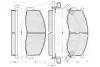 Комплект тормозных колодок, дисковый тормоз OPTIMAL 9385 (фото 3)