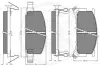 Комплект тормозных колодок, дисковый тормоз OPTIMAL 9393 (фото 3)