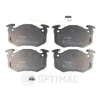 Комплект тормозных колодок, дисковый тормоз OPTIMAL 9397
