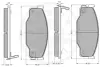 Комплект тормозных колодок, дисковый тормоз OPTIMAL 9403 (фото 2)