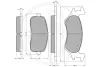 Комплект тормозных колодок, дисковый тормоз OPTIMAL 9421 (фото 2)