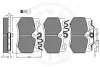 Комплект тормозных колодок, дисковый тормоз OPTIMAL 9514 (фото 3)