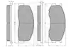 Комплект тормозных колодок, дисковый тормоз OPTIMAL 9532 (фото 3)