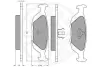 Комплект тормозных колодок, дисковый тормоз OPTIMAL 9541 (фото 2)