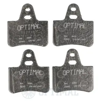 Комплект тормозных колодок, дисковый тормоз OPTIMAL 9550