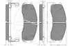 Комплект тормозных колодок, дисковый тормоз OPTIMAL 9554 (фото 2)