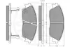 Комплект тормозных колодок, дисковый тормоз OPTIMAL 9571 (фото 3)