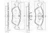 Комплект тормозных колодок, дисковый тормоз OPTIMAL 9588 (фото 3)