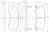 Комплект тормозных колодок, дисковый тормоз OPTIMAL 9594 (фото 2)