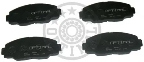 Комплект тормозных колодок, дисковый тормоз OPTIMAL 9622