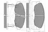 Комплект тормозных колодок, дисковый тормоз OPTIMAL 9653 (фото 3)