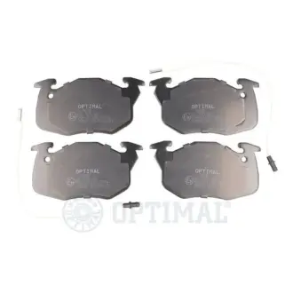 Комплект тормозных колодок, дисковый тормоз OPTIMAL 9696