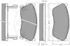 Комплект тормозных колодок, дисковый тормоз OPTIMAL 9725 (фото 3)