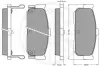 Комплект тормозных колодок, дисковый тормоз OPTIMAL 9728 (фото 3)