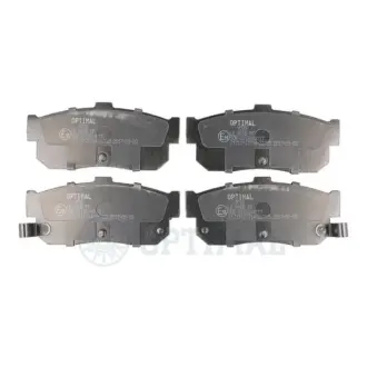 Комплект тормозных колодок, дисковый тормоз OPTIMAL 9728
