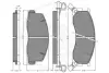 Комплект тормозных колодок, дисковый тормоз OPTIMAL 9734 (фото 2)