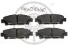 Комплект тормозных колодок, дисковый тормоз OPTIMAL 9744 (фото 2)