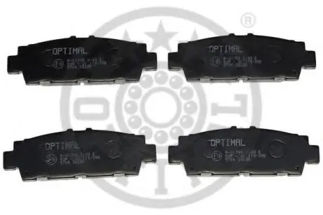Комплект тормозных колодок, дисковый тормоз OPTIMAL 9744
