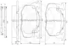 Комплект тормозных колодок, дисковый тормоз OPTIMAL 9750 (фото 3)