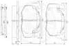 Комплект тормозных колодок, дисковый тормоз OPTIMAL 9762 (фото 2)