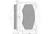 Комплект тормозных колодок, дисковый тормоз OPTIMAL 9765 (фото 2)