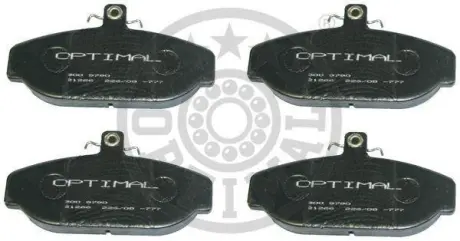 Комплект тормозных колодок, дисковый тормоз OPTIMAL 9790