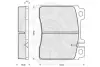 Комплект тормозных колодок, дисковый тормоз OPTIMAL 9817 (фото 3)
