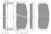 Комплект тормозных колодок, дисковый тормоз OPTIMAL 9828 (фото 3)