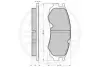 Комплект тормозных колодок, дисковый тормоз OPTIMAL 9835 (фото 2)