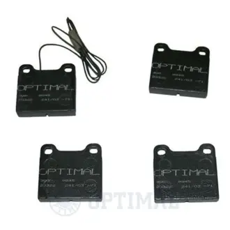 Комплект тормозных колодок, дисковый тормоз OPTIMAL 9845