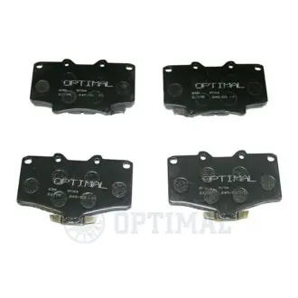 Комплект тормозных колодок, дисковый тормоз OPTIMAL 9880