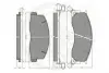 Комплект тормозных колодок, дисковый тормоз OPTIMAL 9903 (фото 2)