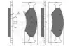 Комплект тормозных колодок, дисковый тормоз OPTIMAL 9963 (фото 2)