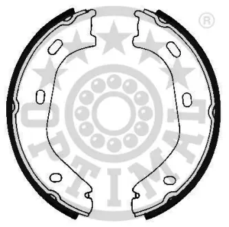 Комплект тормозных колодок OPTIMAL BB0580