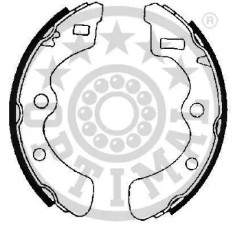Комплект тормозных колодок OPTIMAL BB0610