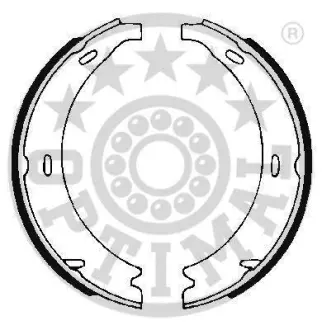 Комплект тормозных колодок OPTIMAL BB0930