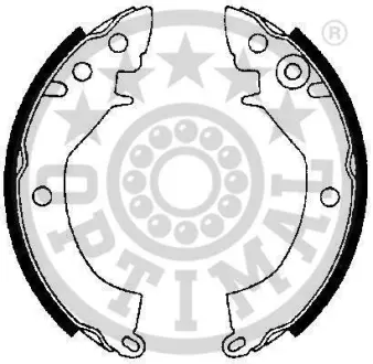 Комплект тормозных колодок OPTIMAL BB1570