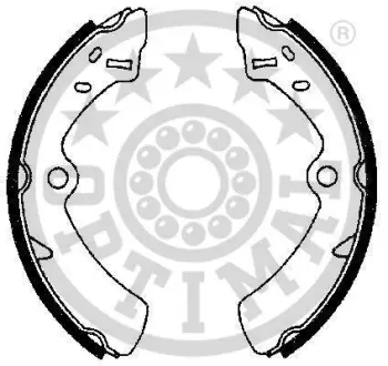 Комплект тормозных колодок OPTIMAL BB1670