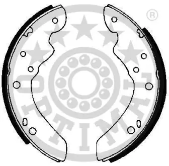 Комплект тормозных колодок OPTIMAL BB2141