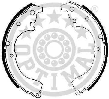 Комплект тормозных колодок OPTIMAL BB3330