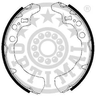 Комплект тормозных колодок OPTIMAL BB3540