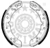 Комплект тормозных колодок OPTIMAL BB6210 (фото 1)