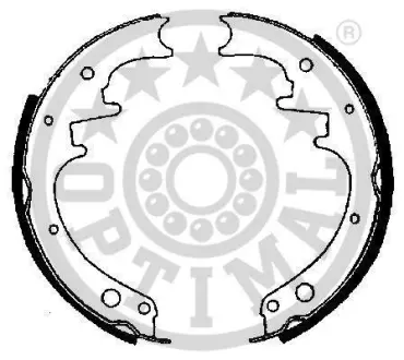 Комплект тормозных колодок OPTIMAL BB6580