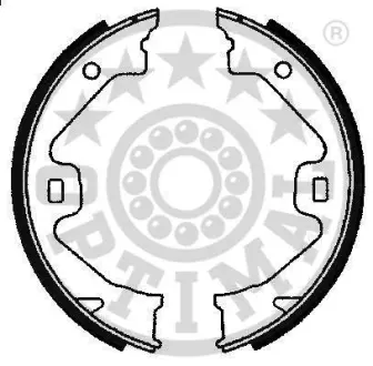 Комплект тормозных колодок OPTIMAL BB7237