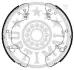 Комплект тормозных колодок OPTIMAL BB7245 (фото 1)