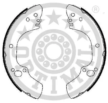 Комплект тормозных колодок OPTIMAL BB7245