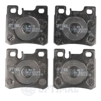 Гальмівні колодки дискові OPTIMAL BP-09657