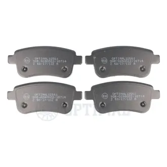 Гальмівні колодки дискові OPTIMAL BP-12561
