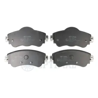 Гальмівні колодки дискові OPTIMAL BP-12667