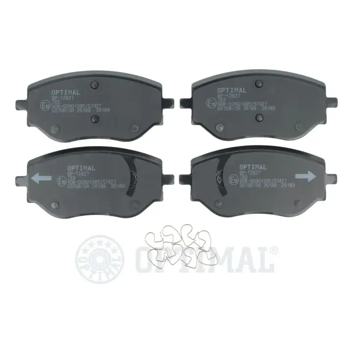Гальмівні колодки дискові OPTIMAL BP12827 (фото 1)
